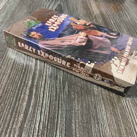 Tom Green Show - Early Exposures: Raw Meat & Rare Treats (VHS 2003) RARE SEALED - Picture 2 of 5